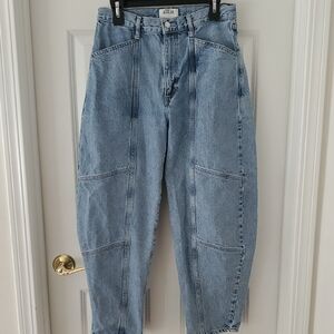 Agolde Mara RTR Light Blue Denim Jeans Size 28